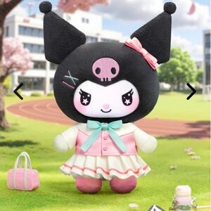KUROMI School Life & Plush Pendant NIB - Pink White